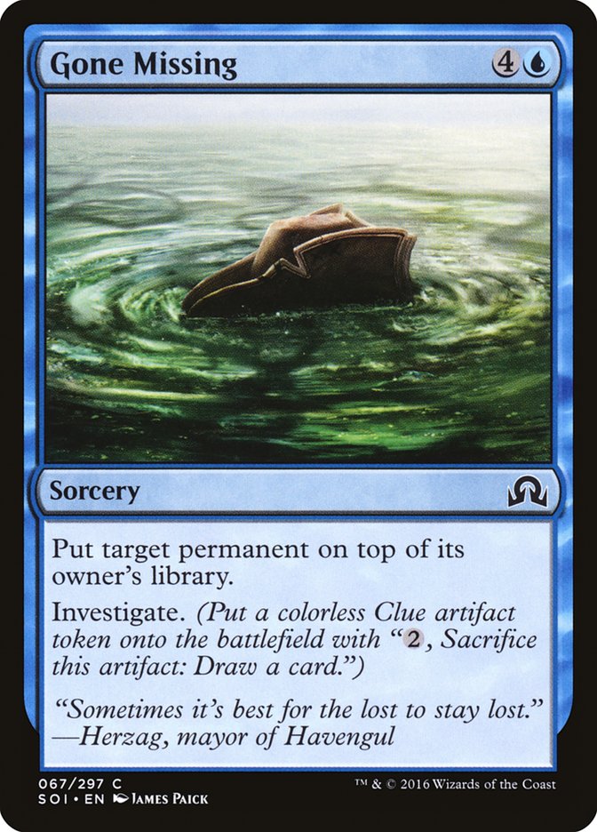 Gone Missing, Shadows Over Innistrad Card Art