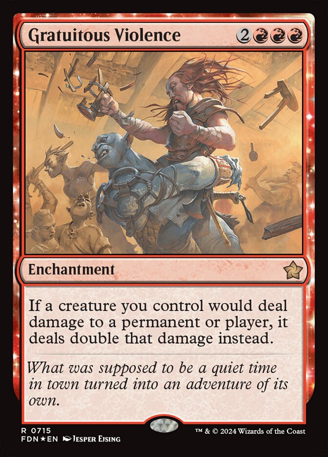 Gratuitous Violence, Foundations Card Art
