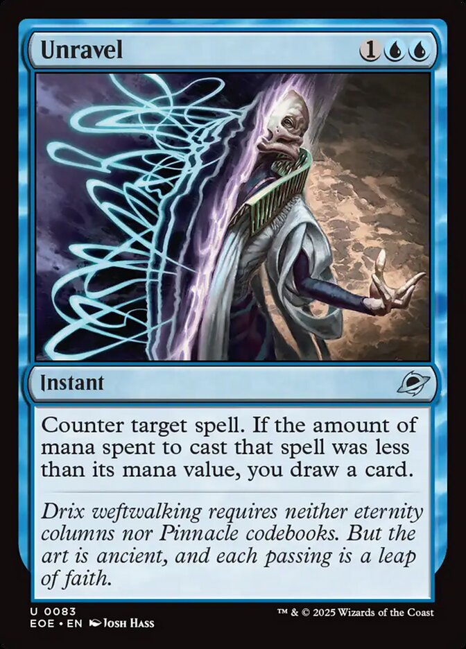 Unravel, Edge of eternities Card Art