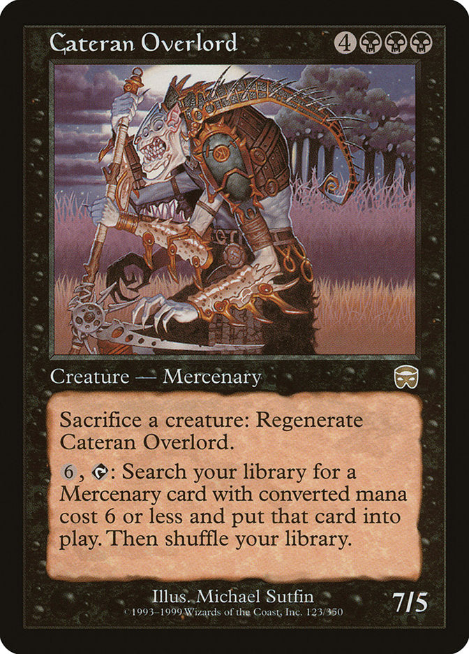 Cateran Overlord, Mercadian Masques Card Art