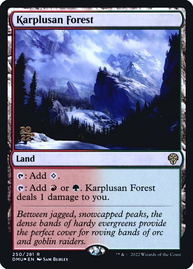 Karplusan Forest, Dominaria united promos Card Art