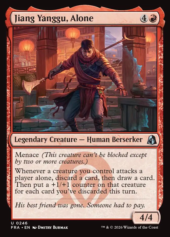 Jiang Yanggu, Alone, Reality Fracture Card Art