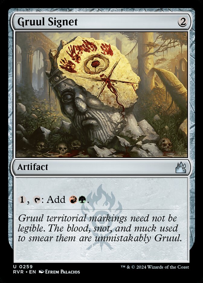 Gruul Signet, Ravnica remastered Card Art