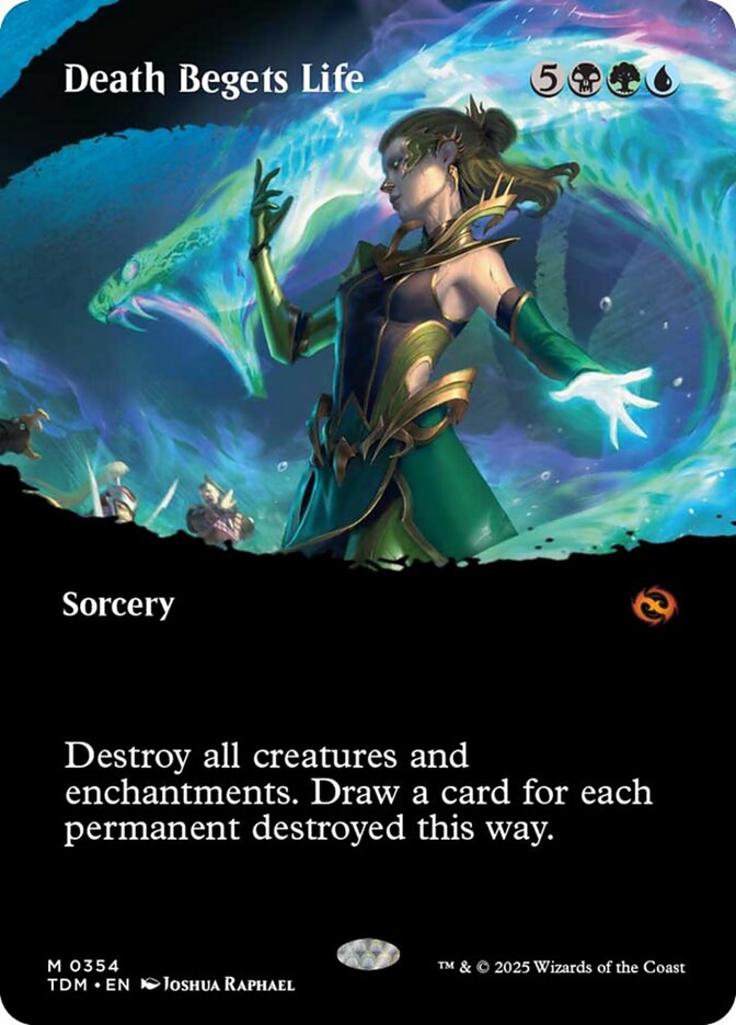 Death Begets Life, Tarkir: dragonstorm Card Art