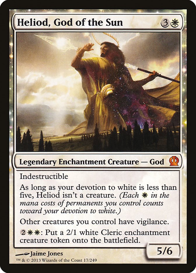 Heliod, God of the Sun, Theros Card Art