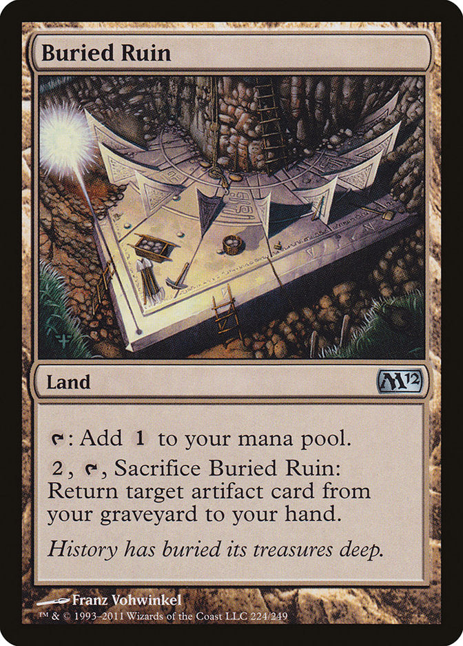 Buried Ruin, Magic 2012 Card Art