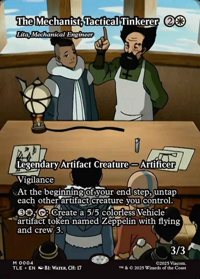 Lita, Mechanical Engineer, Avatar: The Last Airbender Eternal Card Art