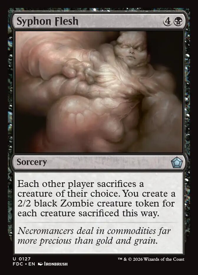 Syphon Flesh, Foundations Commander Card Art