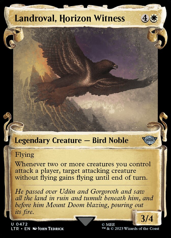 Landroval, Horizon Witness, The lord of the rings: tales of middle-earth Card Art