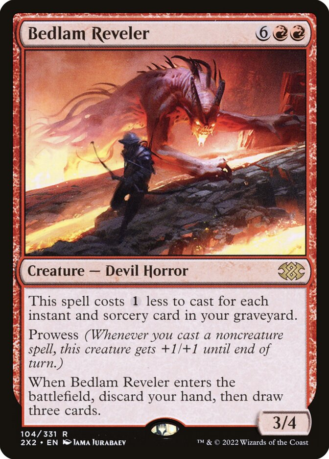 Bedlam Reveler, Double Masters 2022 Card Art
