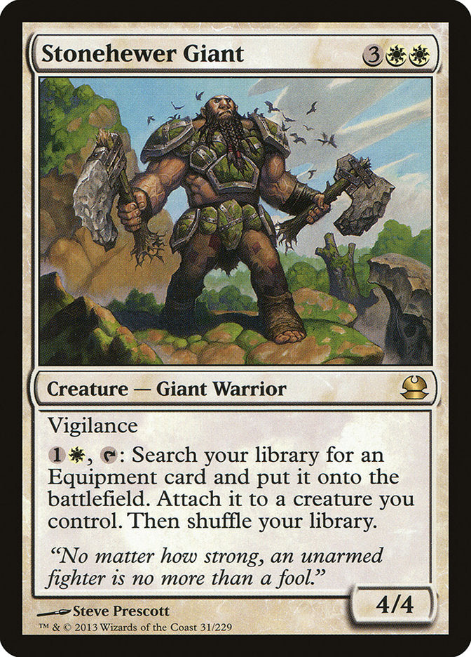 Stonehewer Giant, Modern masters Card Art