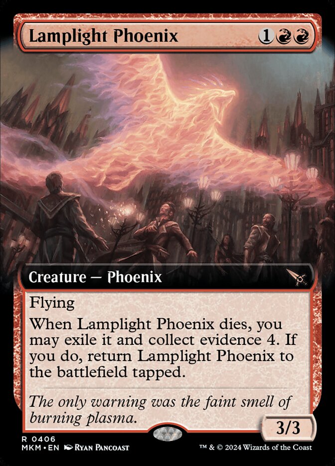 Lamplight Phoenix, Murders At Karlov Manor Card Art