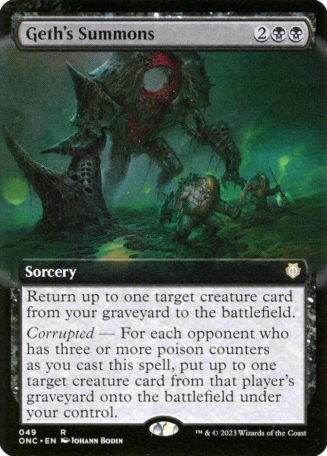 Geth's Summons, Phyrexia: All Will Be One Commander Card Art