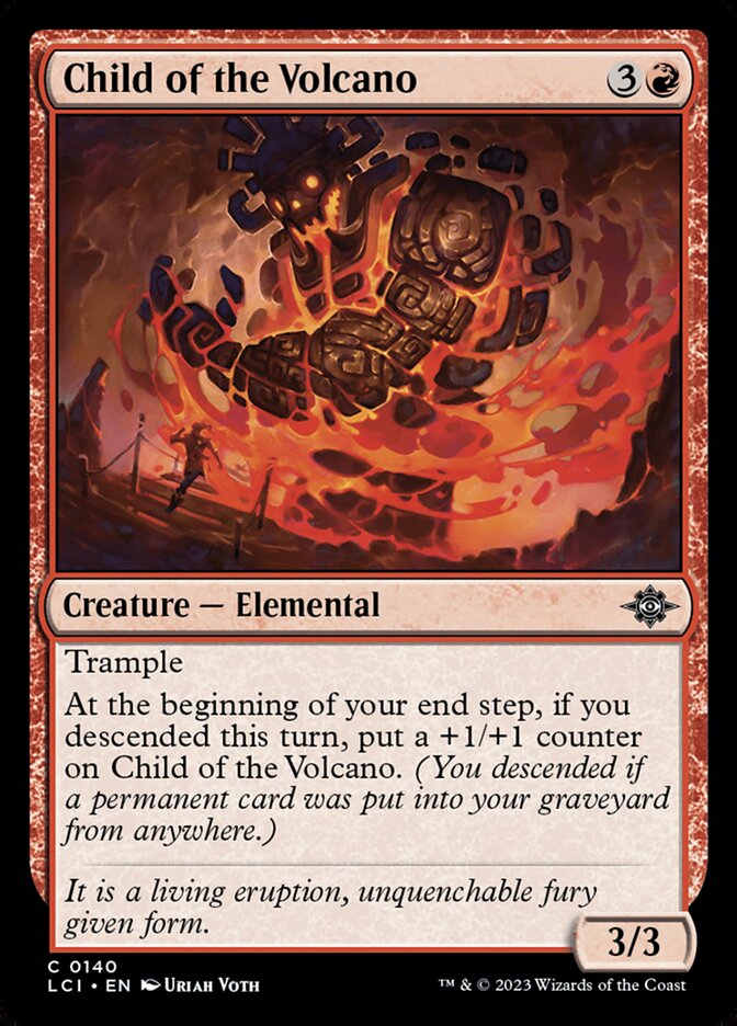 Child of the Volcano, The lost caverns of ixalan Card Art