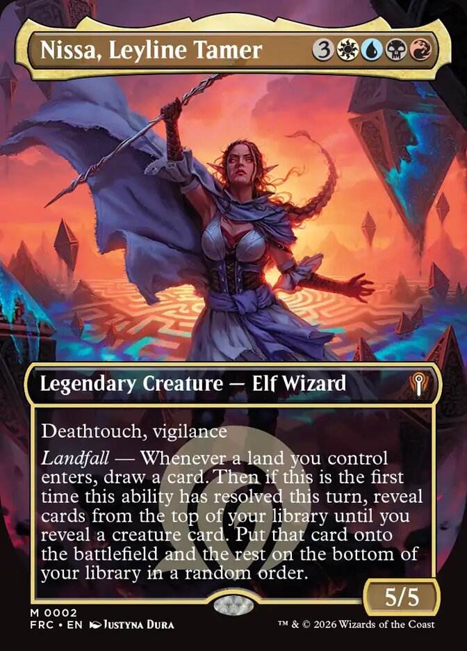 Nissa, Leyline Tamer, Reality Fracture Commander Card Art