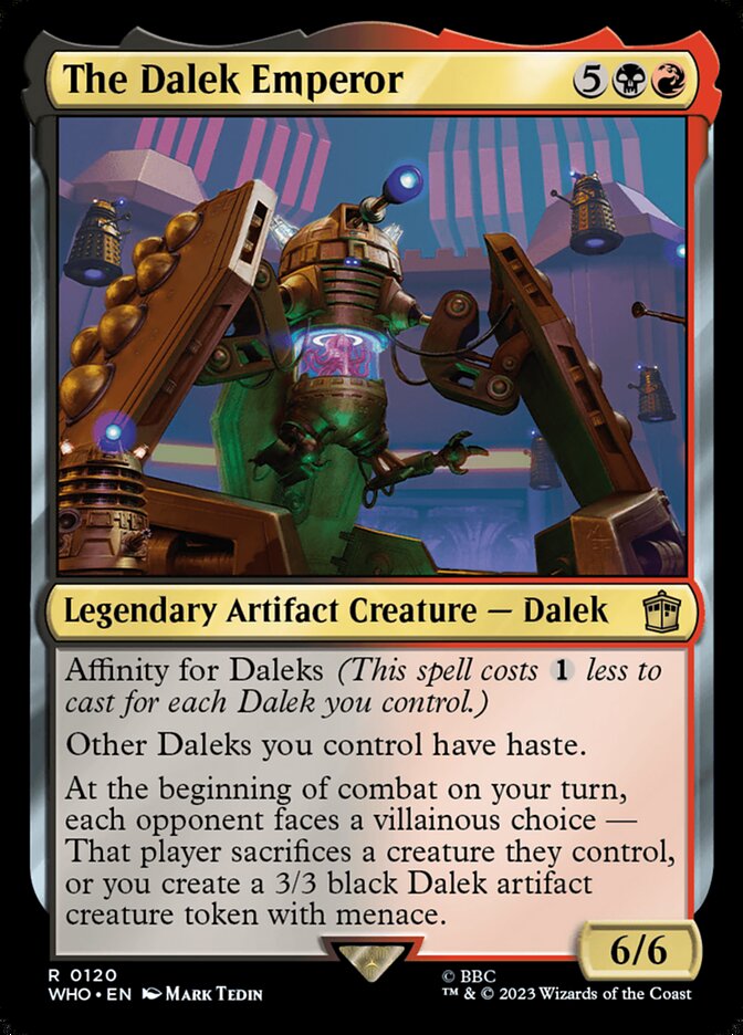 The Dalek Emperor, Doctor Who Card Art