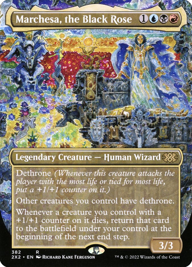 Marchesa, the Black Rose, Double Masters 2022 Card Art