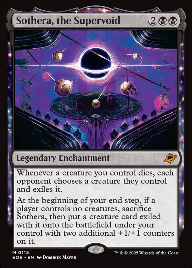 Sothera, the Supervoid, Edge Of Eternities Card Art