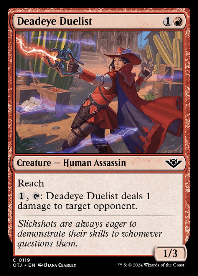 Deadeye Duelist, Outlaws of thunder junction Card Art