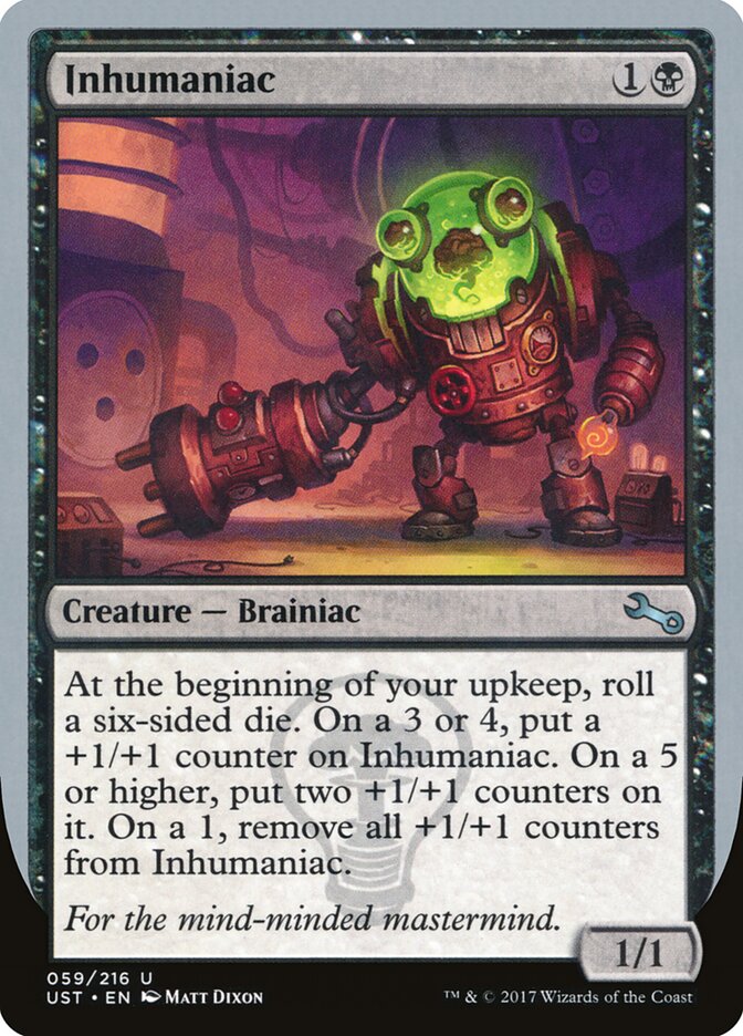 Inhumaniac, Unstable Card Art