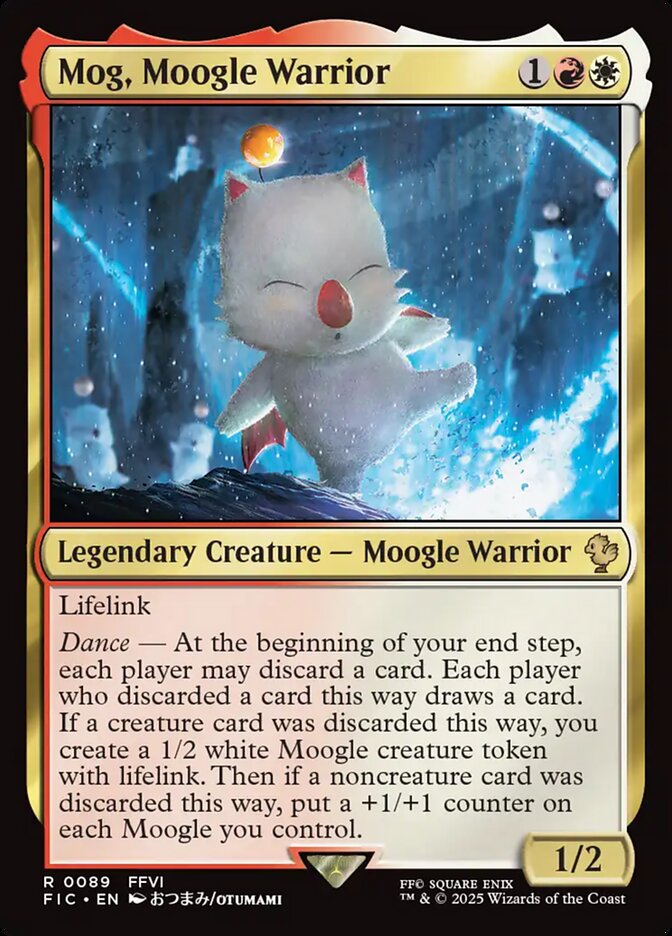 Mog, Moogle Warrior, Final fantasy commander Card Art