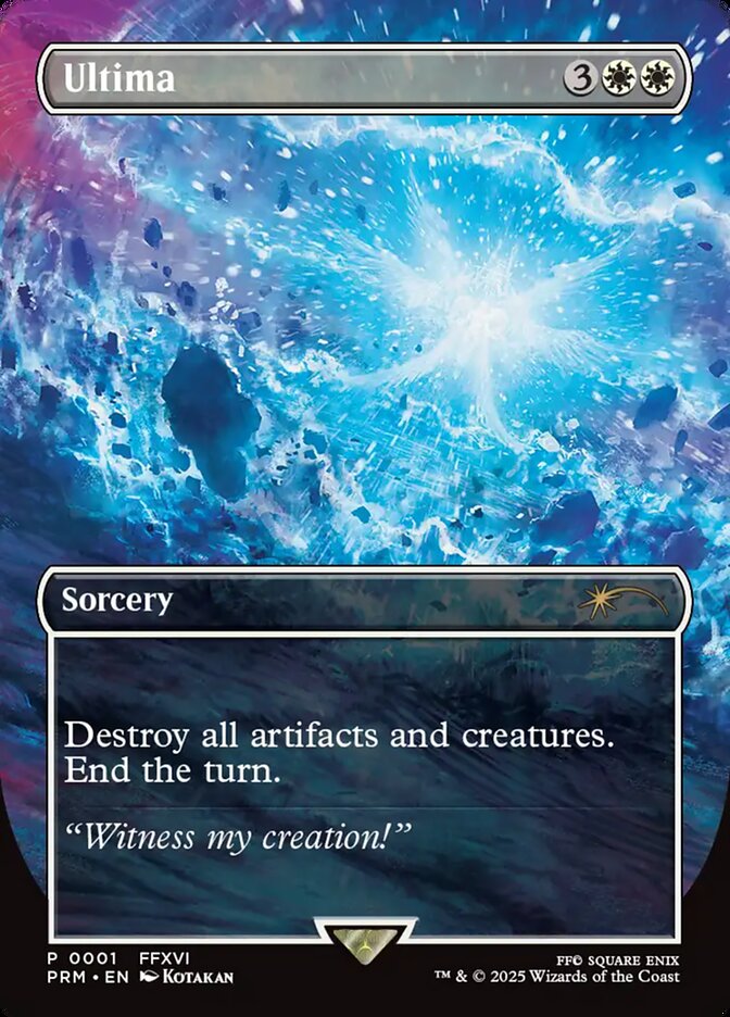 Ultima, Fin Standard Showdown Card Art