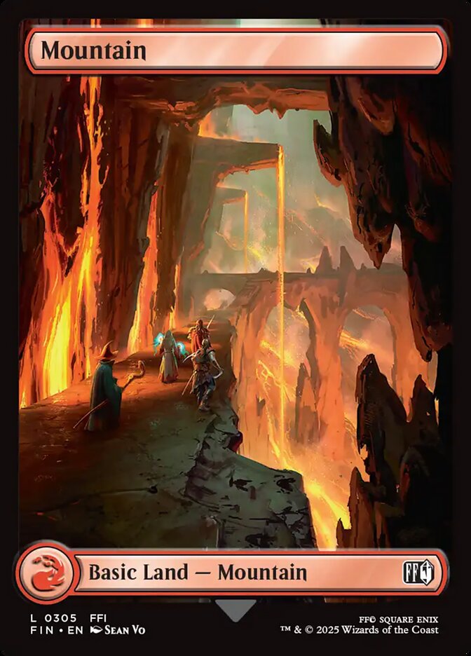Mountain, Final fantasy Card Art
