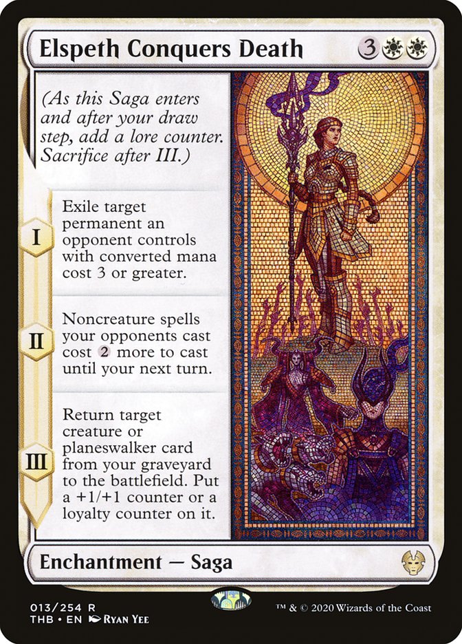 Elspeth Conquers Death, Theros beyond death Card Art
