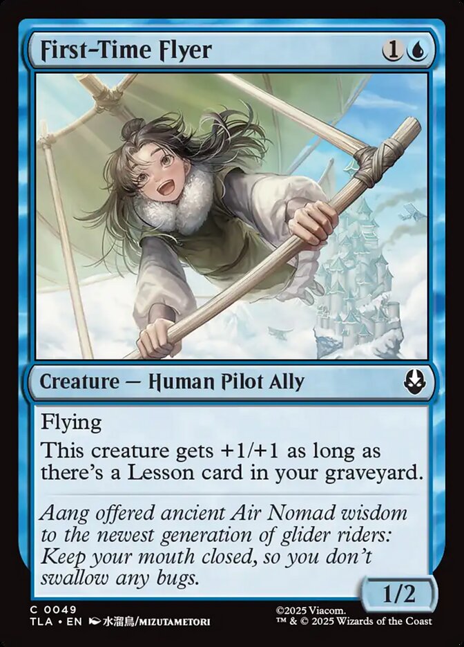 First-Time Flyer, Avatar: The Last Airbender Card Art