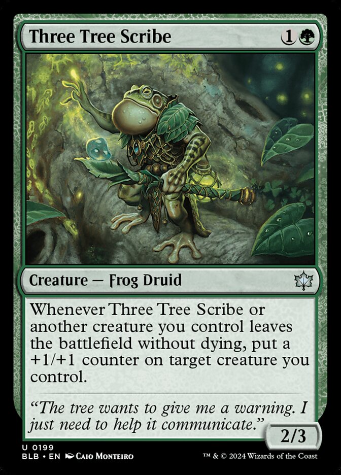 Three Tree Scribe - Foil