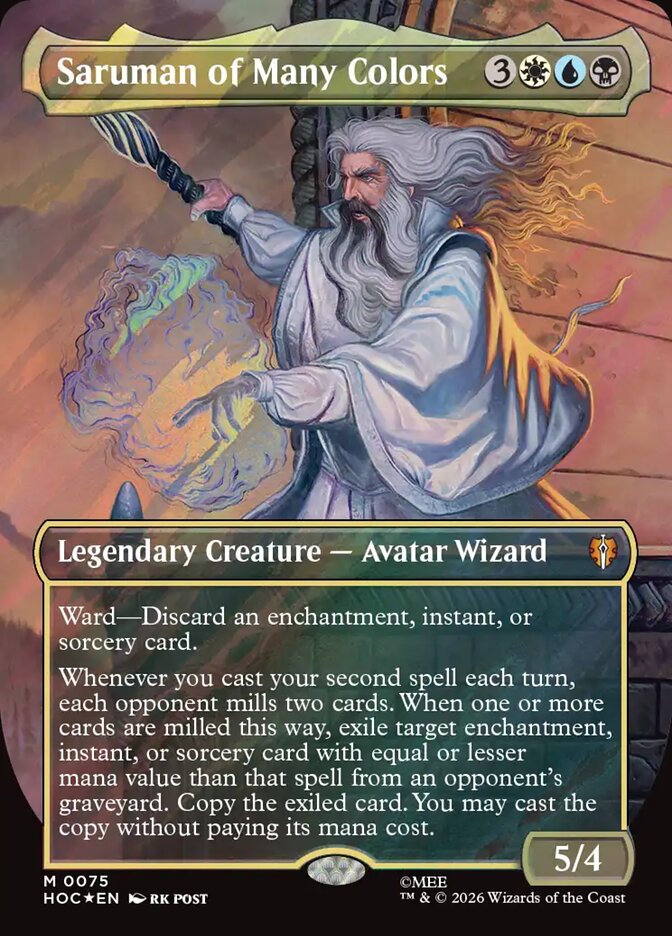 Saruman of Many Colors, The Hobbit Eternal Card Art