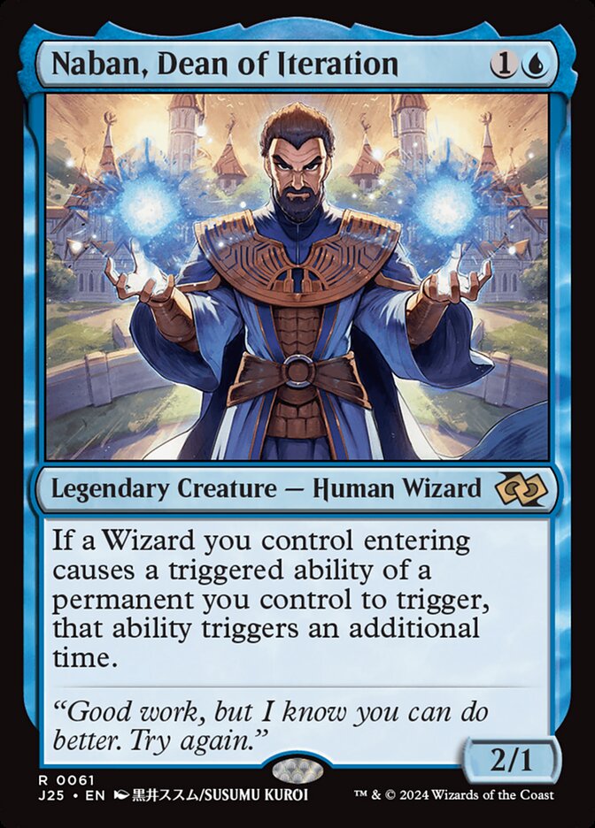 Naban, Dean of Iteration, Foundations Jumpstart Card Art