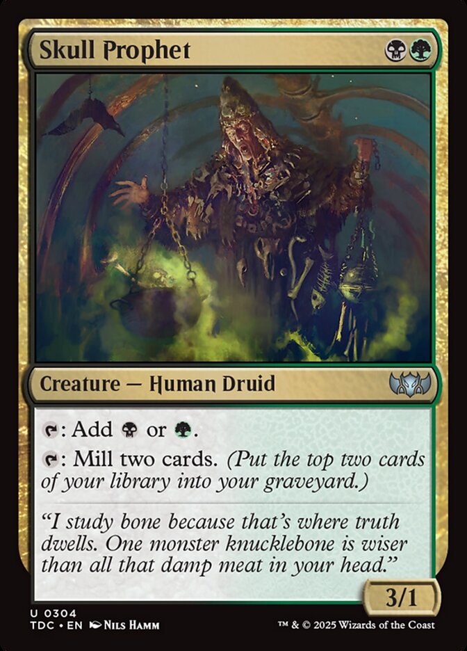 Skull Prophet, Tarkir: Dragonstorm Commander Card Art