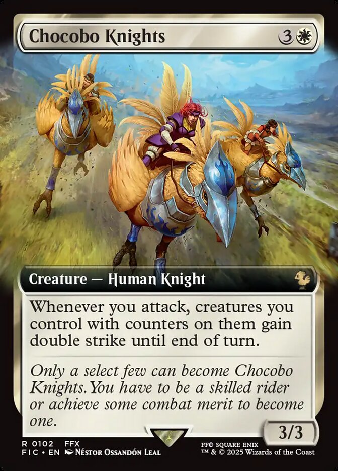 Chocobo Knights, Final fantasy commander Card Art
