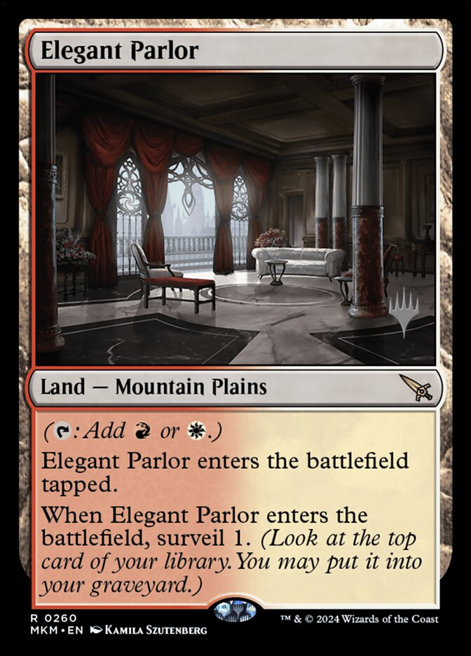 Elegant Parlor, Murders At Karlov Manor Promos Card Art