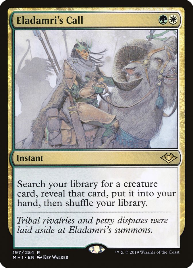 Eladamri's Call, Modern Horizons Card Art