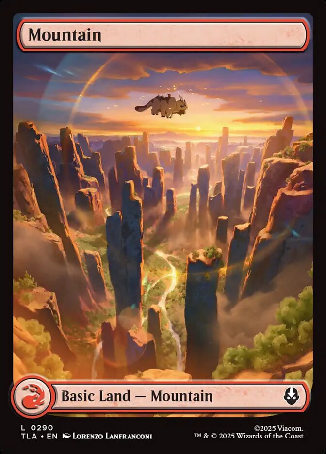Mountain, Avatar: The Last Airbender Card Art