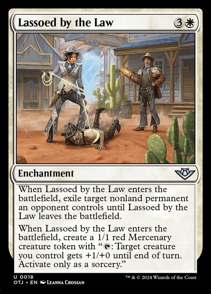 Lassoed by the Law, Outlaws of thunder junction Card Art