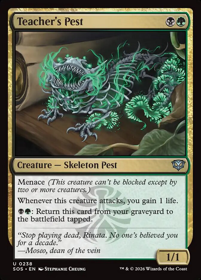 Teacher's Pest, Secrets Of Strixhaven Card Art