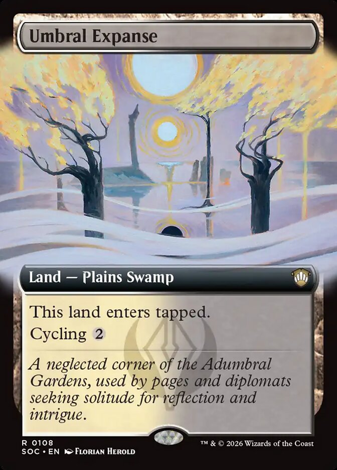 Umbral Expanse, Secrets Of Strixhaven Commander Card Art