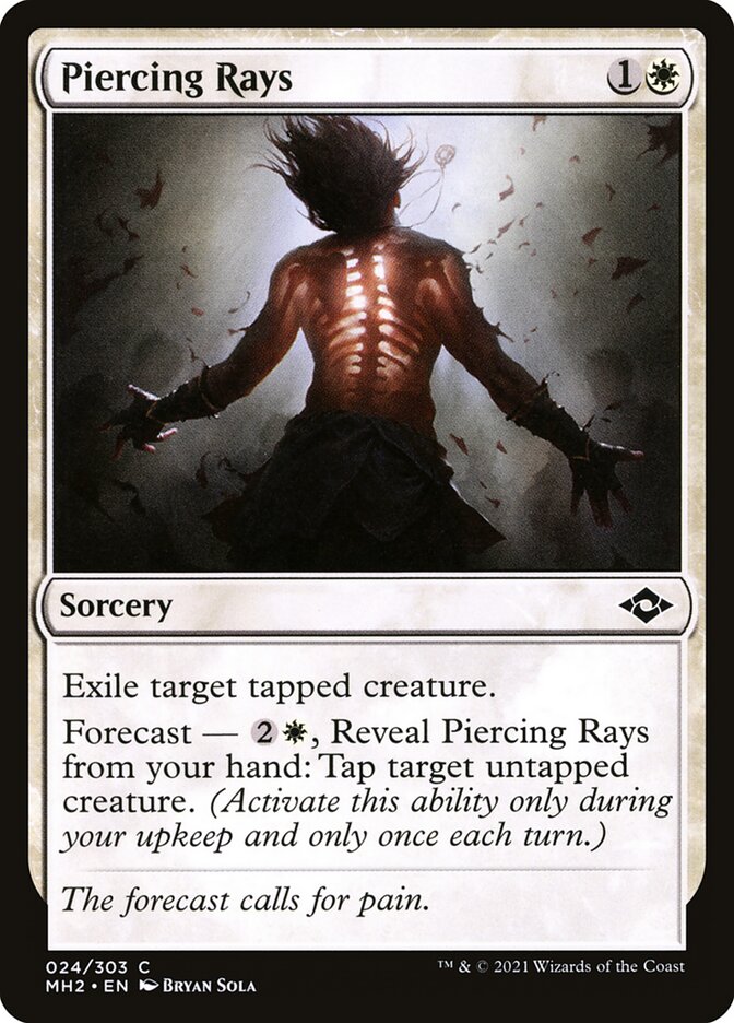 Piercing Rays, Modern horizons 2 Card Art