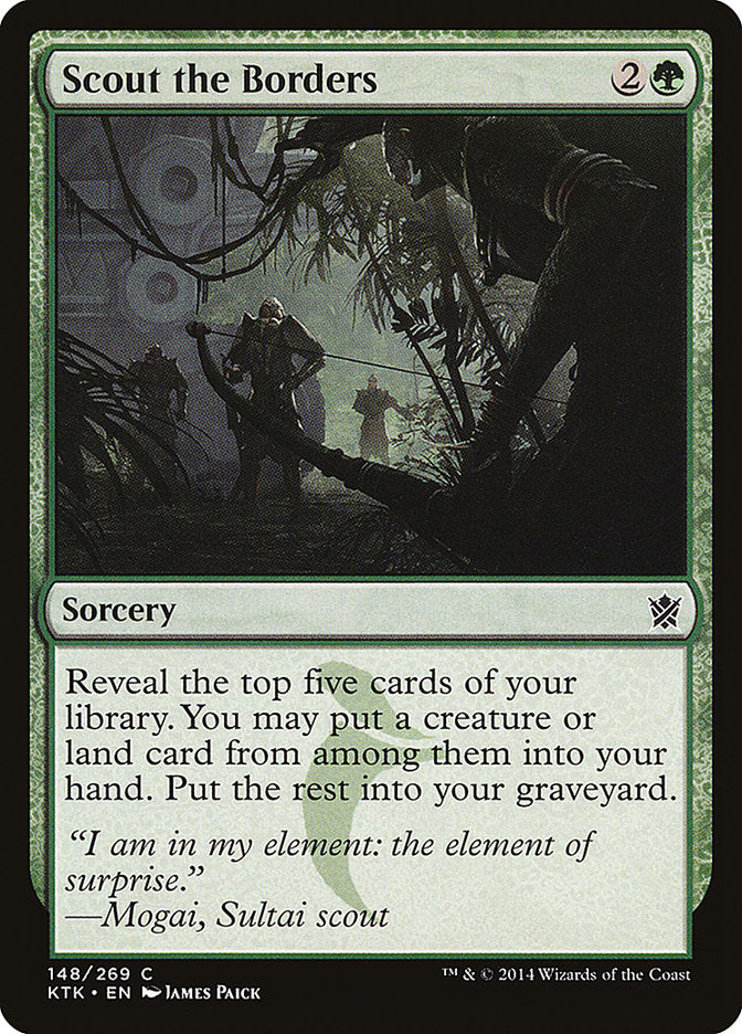 Scout the Borders, Khans Of Tarkir Card Art