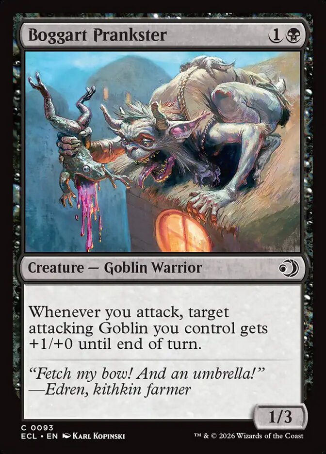 Boggart Prankster, Lorwyn Eclipsed Card Art