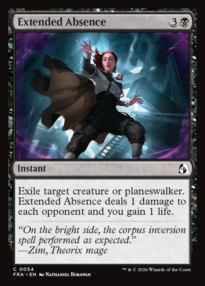 Extended Absence, Reality Fracture Card Art