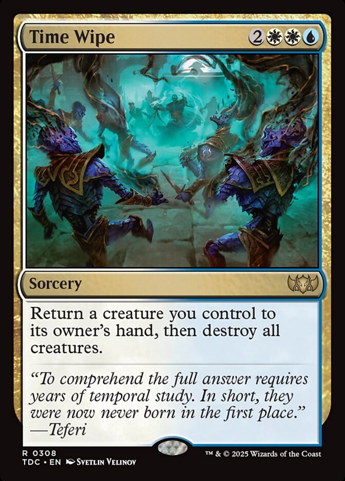 Time Wipe, Tarkir: Dragonstorm Commander Card Art