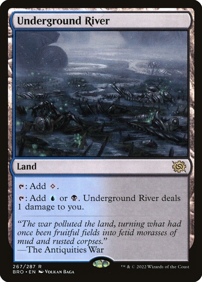 Underground River, The Brothers' War Card Art
