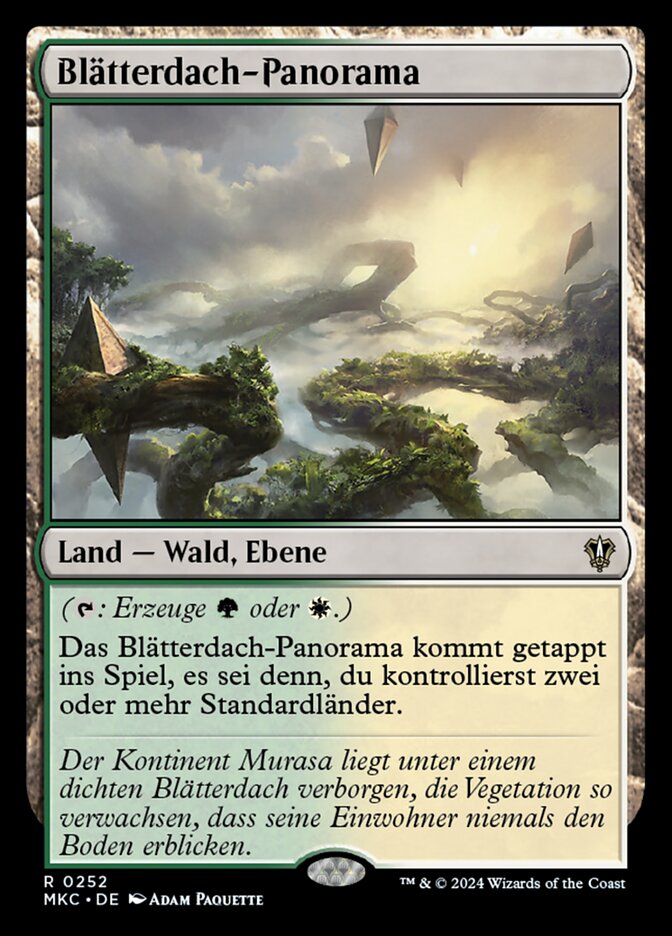 Canopy Vista, Murders At Karlov Manor Commander Card Art