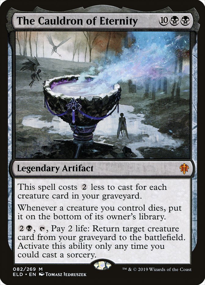 The Cauldron of Eternity, Throne Of Eldraine Card Art