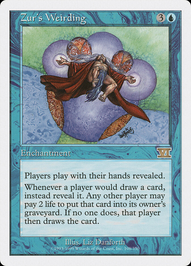 Zur's Weirding, Classic Sixth Edition Card Art
