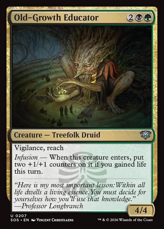 Old-Growth Educator, Secrets Of Strixhaven Card Art